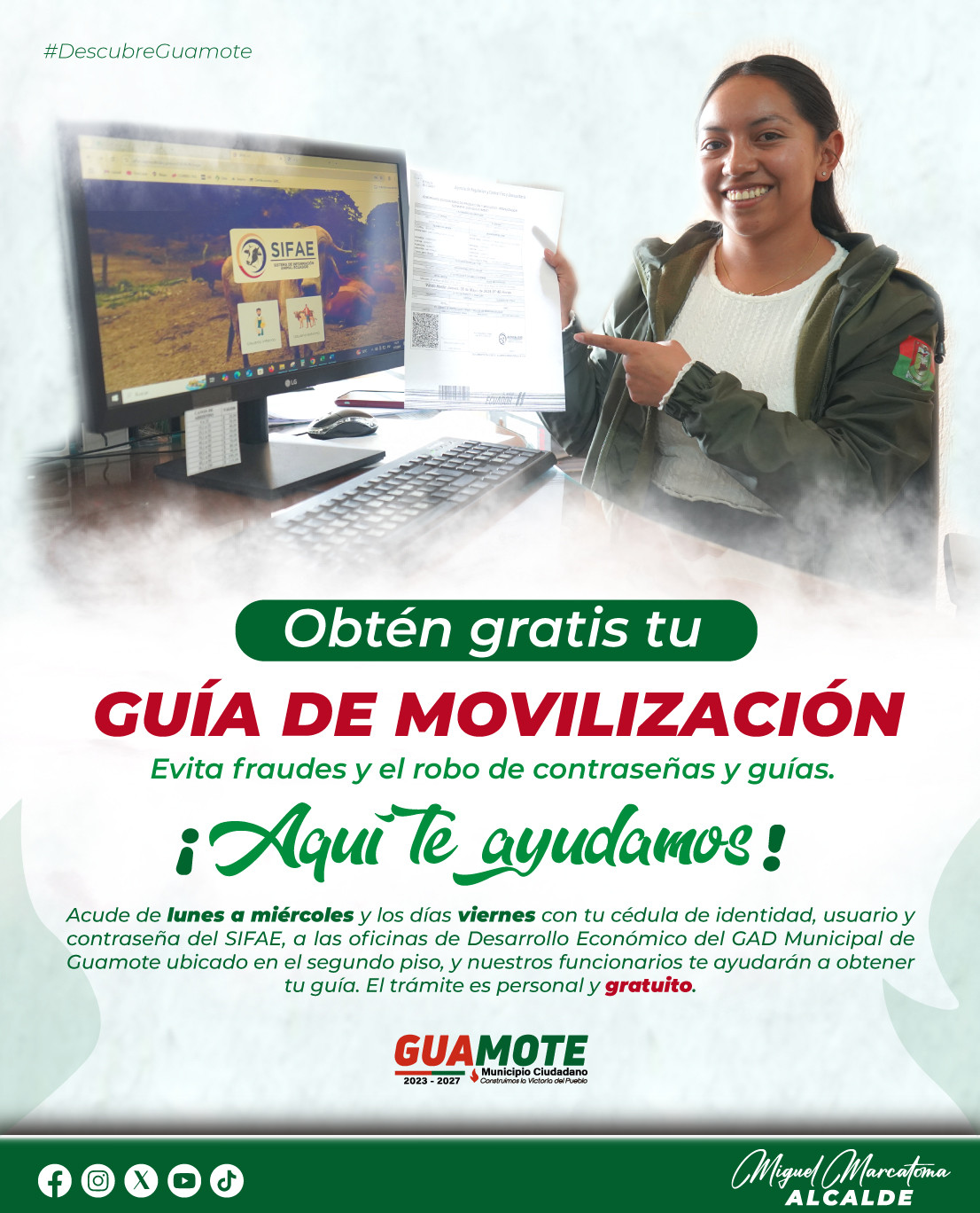 EMISIÓN DE GUIAS EN EL MUNICIPIO