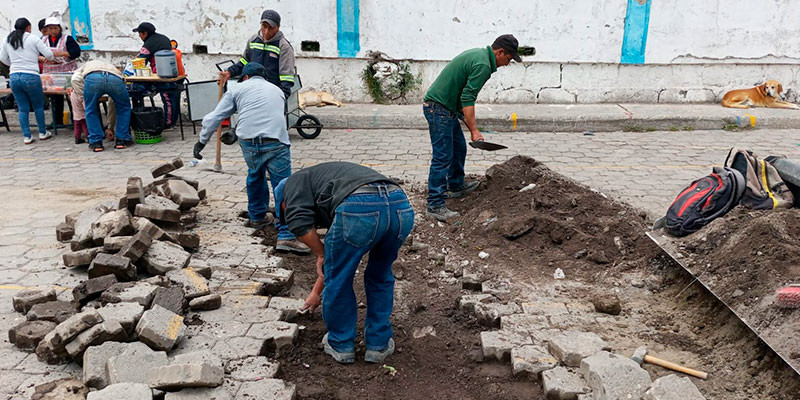 MANTENIMIENTO DE CALLES DEL CANTÓN GUAMOTE