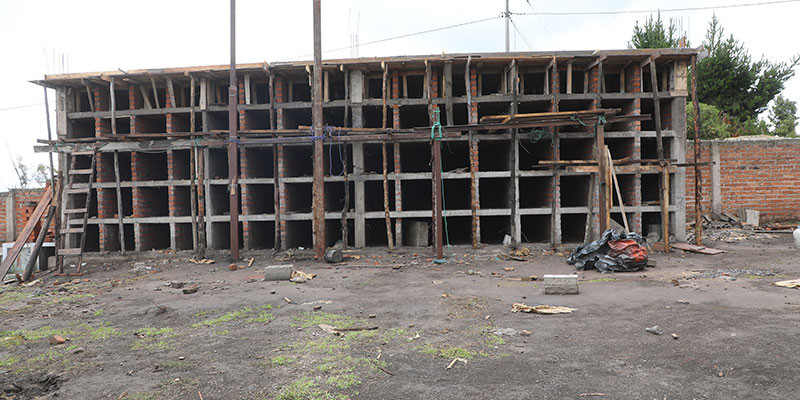 INSPECCIÓN DEL AVANCE DE LA CONSTRUCCIÓN DE BÓVEDAS EN SAN VICENTE DE NANZAG