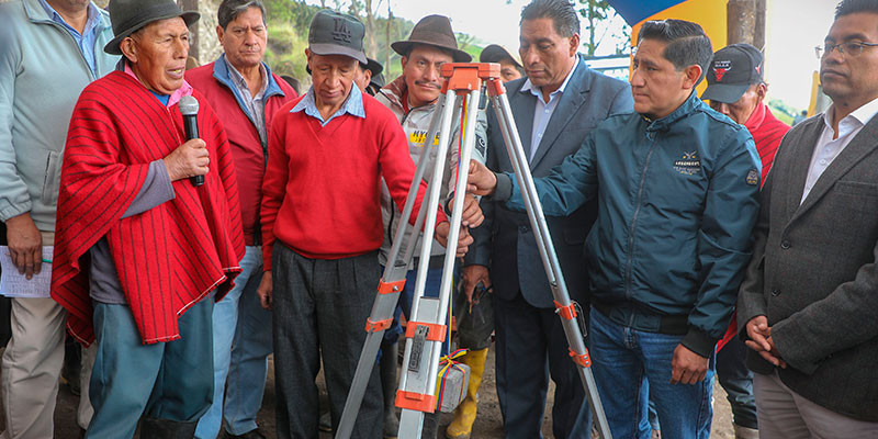 ENTREGA DE MATERIALES PARA EL PROYECTO DEL SISTEMA DE RIEGO