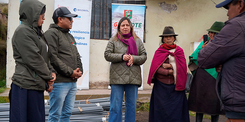 ENTREGA DE TUBERIAS EN SAN PABLO DE GUANTUG