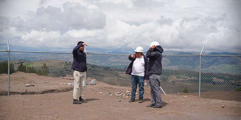 INSPECCIÓN DE LOS TRABAJOS EN GALTE PAKCHA