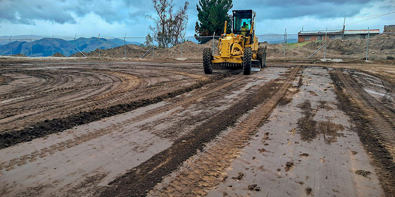 ÚLTIMOS TRABAJOS DE NIVELACIÓN EN GALTE PAKCHA